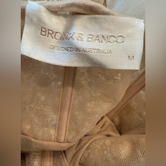 NWOT BRONX AND BANCO Allegra Gold Sequin Maxi Dress - Picture 16 of 16